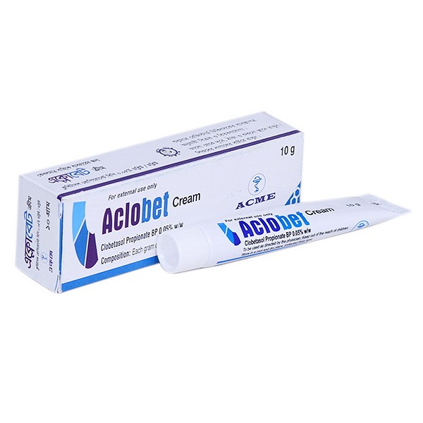 Aclobet 10 gm cream, 16326, clobetasol Propionate