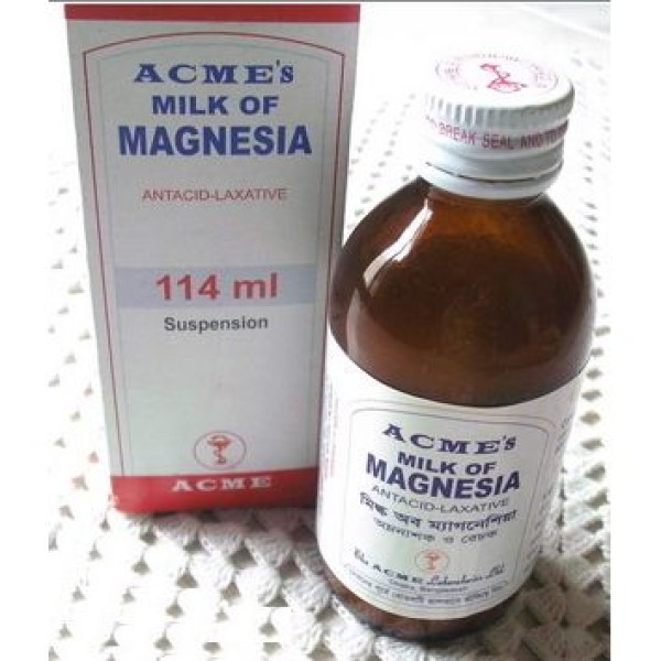 Acme's Milk of Magnesia 114ml Susp in Bangladesh,Acme's Milk of Magnesia 114ml Susp price , usage of Acme's Milk of Magnesia 114ml Susp