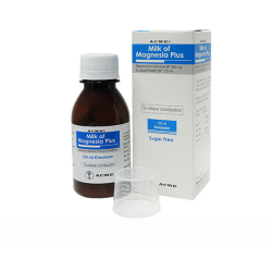 Acme's Milk of Magnesia Plus 120 ml Oral Emulsion Acme's Milk of Magnesia Plus 120 ml Oral Emulsion