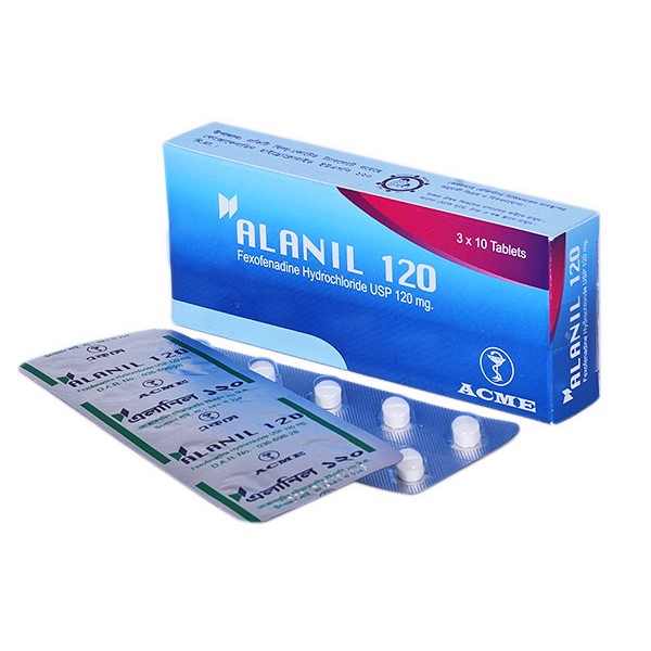 Alanil 120 mg Tablet in Bangladesh,Alanil 120 mg Tablet price , usage of Alanil 120 mg Tablet