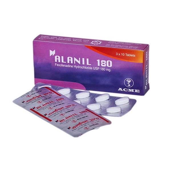 Alanil 180 mg Tablet in Bangladesh,Alanil 180 mg Tablet price , usage of Alanil 180 mg Tablet