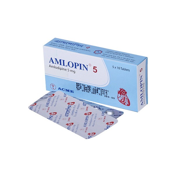 Amlopin 5mg Tab, Amlodipine, Amlodipine