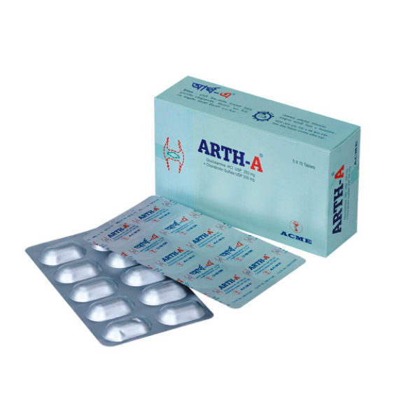 Arth-A 250/200 mg Tablet, 1 strip in Bangladesh,Arth-A 250/200 mg Tablet, 1 strip price, usage of Arth-A 250/200 mg Tablet, 1 strip