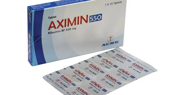 Aximin 550 mg Tab - Rifaximin