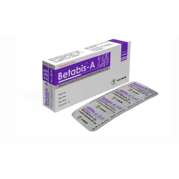 Betabis-A 2.5/5 mg Tablet, 1 strip in Bangladesh,Betabis-A 2.5/5 mg Tablet, 1 strip price, usage of Betabis-A 2.5/5 mg Tablet, 1 strip