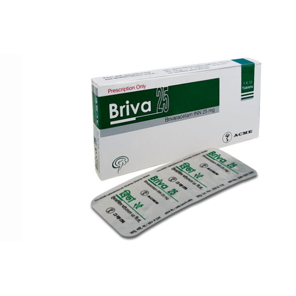 Briva 25 mg Tablet, 1 strip