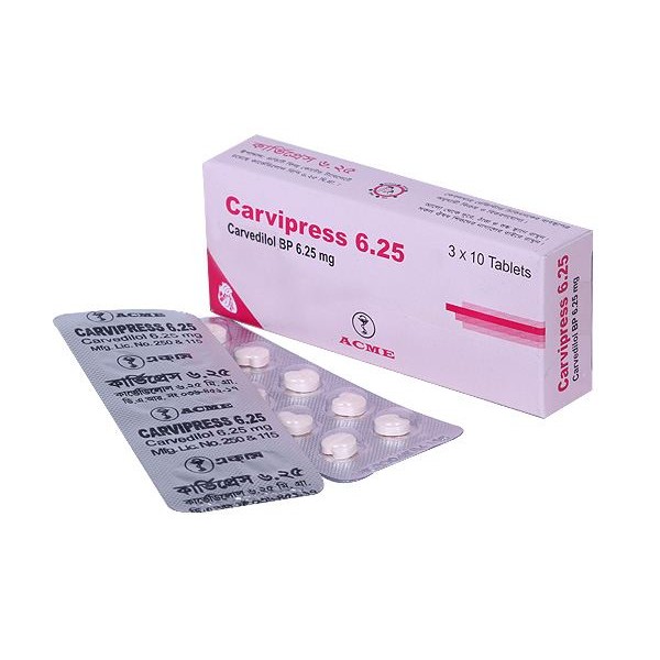 Carvipress 6.25 in Bangladesh,Carvipress 6.25 price , usage of Carvipress 6.25