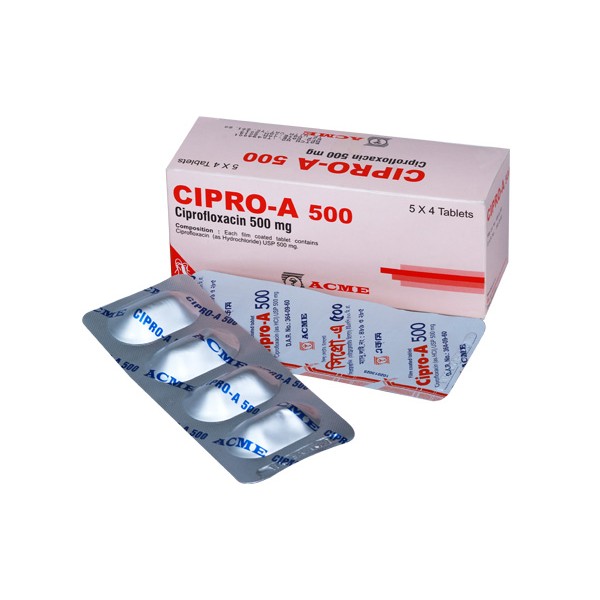 Cipro-A 500 in Bangladesh,Cipro-A 500 price , usage of Cipro-A 500