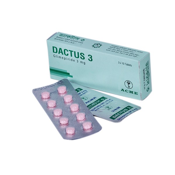 Dactus 3 mg Tablet in Bangladesh,Dactus 3 mg Tablet price , usage of Dactus 3 mg Tablet