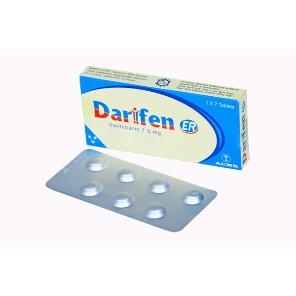 Darifen ER 7.5 mg Tab in Bangladesh,Darifen ER 7.5 mg Tab price , usage of Darifen ER 7.5 mg Tab