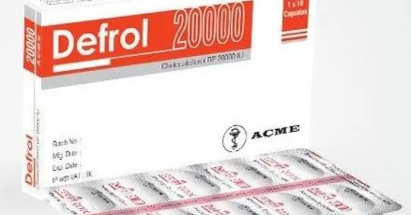Defrol 20000 IU Capsule - Colecalciferol [Vitamin D3]