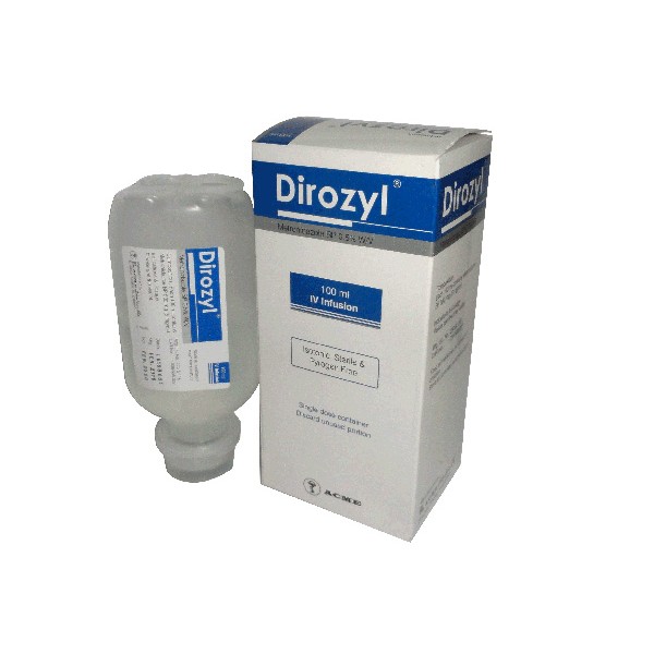 Dirozyl 500 mg IV Infusion, Metronidazole, Metronidazole