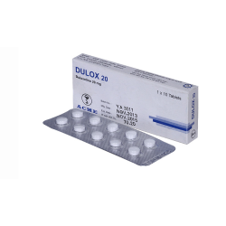 Dulox 20 mg Tablet, 1 strip