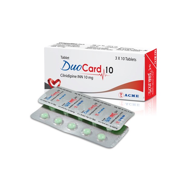 Duocard 10 Tab in Bangladesh,Duocard 10 Tab price , usage of Duocard 10 Tab