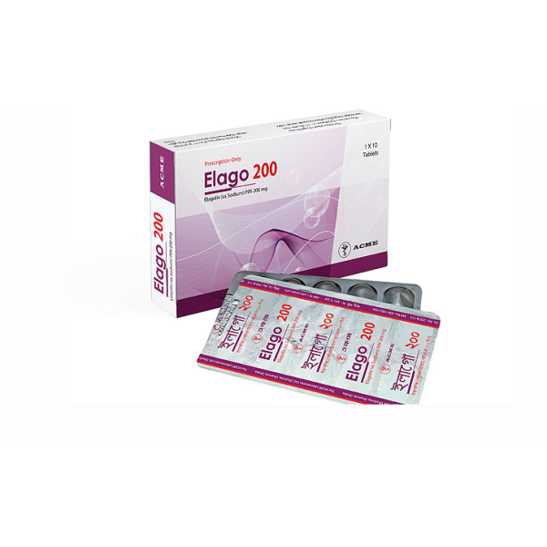 Elago 200 mg Tablet, 1 strip in Bangladesh,Elago 200 mg Tablet, 1 strip price, usage of Elago 200 mg Tablet, 1 strip