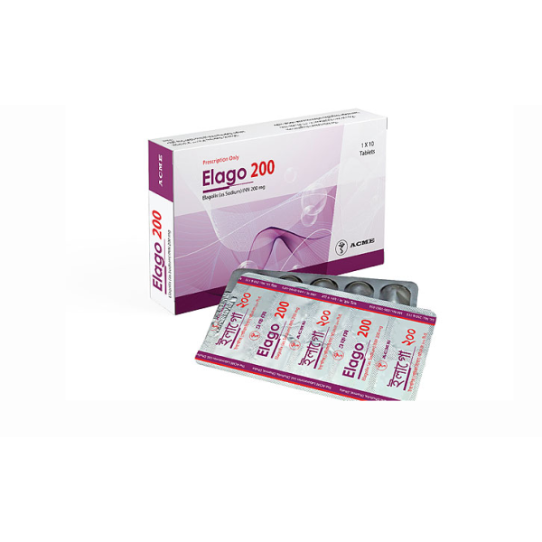 Elago 200 mg Tablet, 1 strip