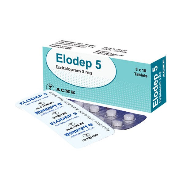 Elodep 5 mg Tablet in Bangladesh,Elodep 5 mg Tablet price , usage of Elodep 5 mg Tablet