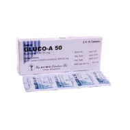 Gluco A 50 mg Tablet