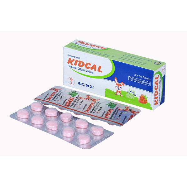 Kidcal 250 in Bangladesh,Kidcal 250 price , usage of Kidcal 250