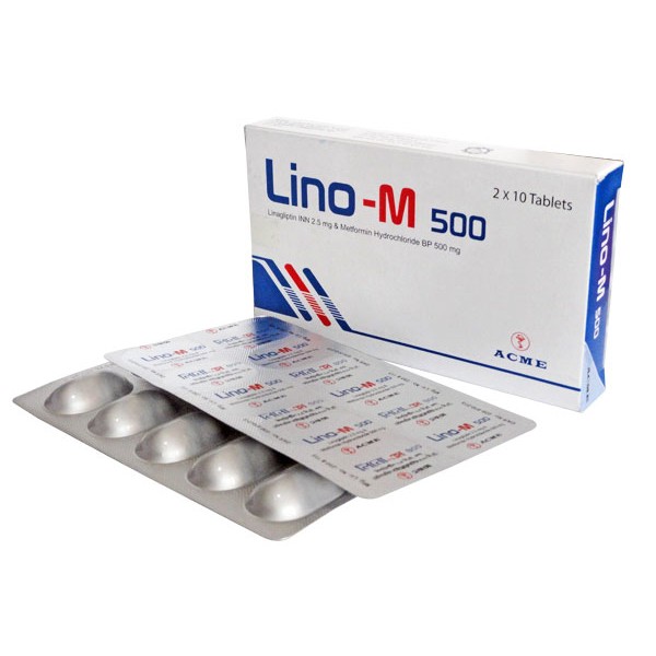 Lino-M 2.5 mg+500 mg Tablet in Bangladesh,Lino-M 2.5 mg+500 mg Tablet price, usage of Lino-M 2.5 mg+500 mg Tablet