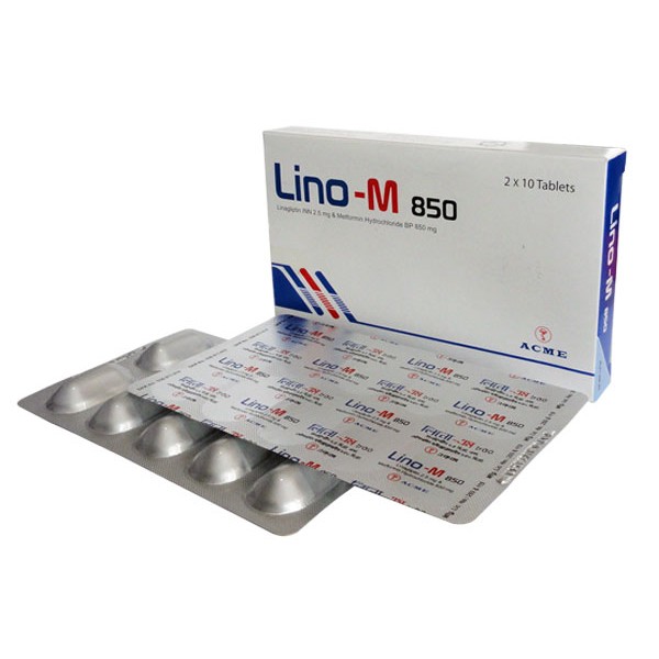 Lino-M 2.5 mg+850 mg Tablet in Bangladesh,Lino-M 2.5 mg+850 mg Tablet price, usage of Lino-M 2.5 mg+850 mg Tablet