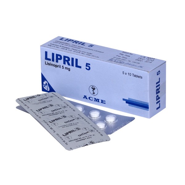 Lipril 5 mg Tablet in Bangladesh,Lipril 5 mg Tablet price, usage of Lipril 5 mg Tablet