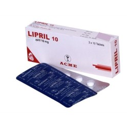 Lipril 10 mg Tablet Lipril 10 mg Tablet