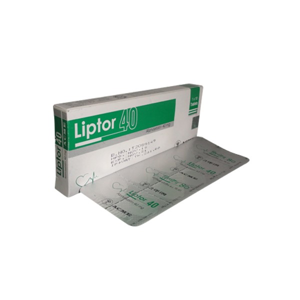 Liptor 40 mg Tablet Liptor 40 mg Tablet
