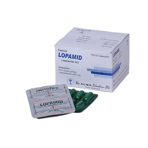 Lopamid 2 mg Capsule in Bangladesh,Lopamid 2 mg Capsule price, usage of Lopamid 2 mg Capsule