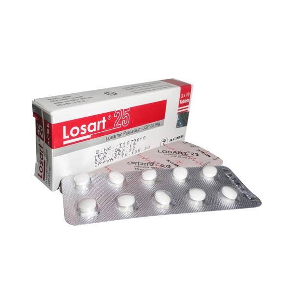 Losart 25 mg Tablet in Bangladesh,Losart 25 mg Tablet price, usage of Losart 25 mg Tablet