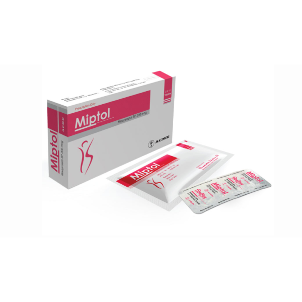 Miptol 200 mg Tablet, 1 strip Miptol 200 mg Tablet, 1 strip