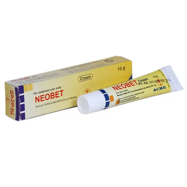 Neoben Inj Neobet 10 gm cream - Betamethasone + Neomycin Sulphate