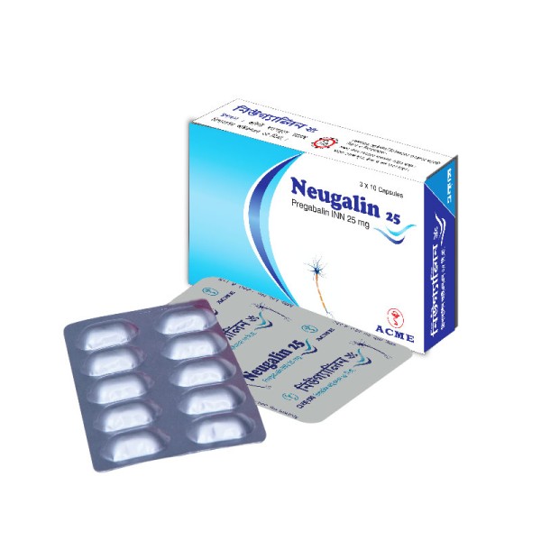 Neugalin 25 mg Capsule Neugalin 25 mg Capsule