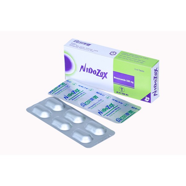 Nidozox 500 mg Tab