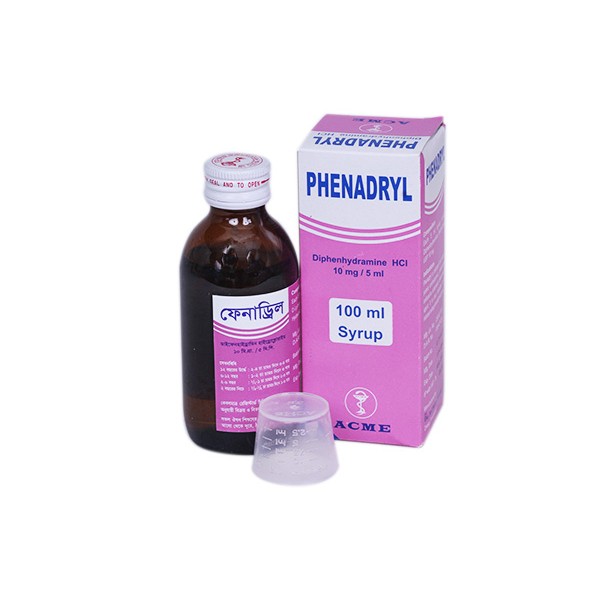 Phenadryl 100 ml. in Bangladesh,Phenadryl 100 ml. price , usage of Phenadryl 100 ml.