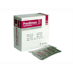 Predimax 5 mg Tablet, 1 strip Predimax 5 mg Tablet, 1 strip