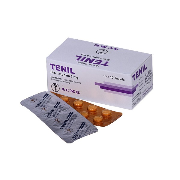 Tenil 3 mg Tab in Bangladesh,Tenil 3 mg Tab price , usage of Tenil 3 mg Tab