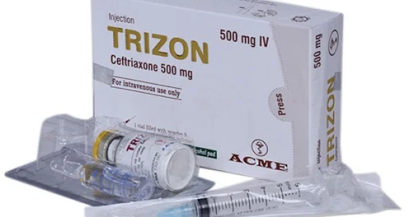 Trizon IV 500 mg Injection - Ceftriaxone