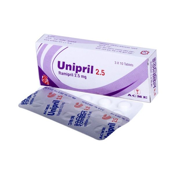 Unipril 2.5 in Bangladesh,Unipril 2.5 price , usage of Unipril 2.5