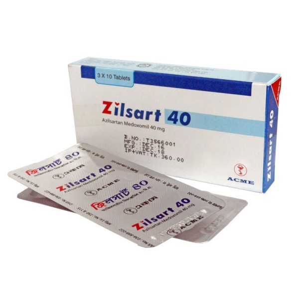 Zilsart 40 mg Tab in Bangladesh,Zilsart 40 mg Tab price , usage of Zilsart 40 mg Tab