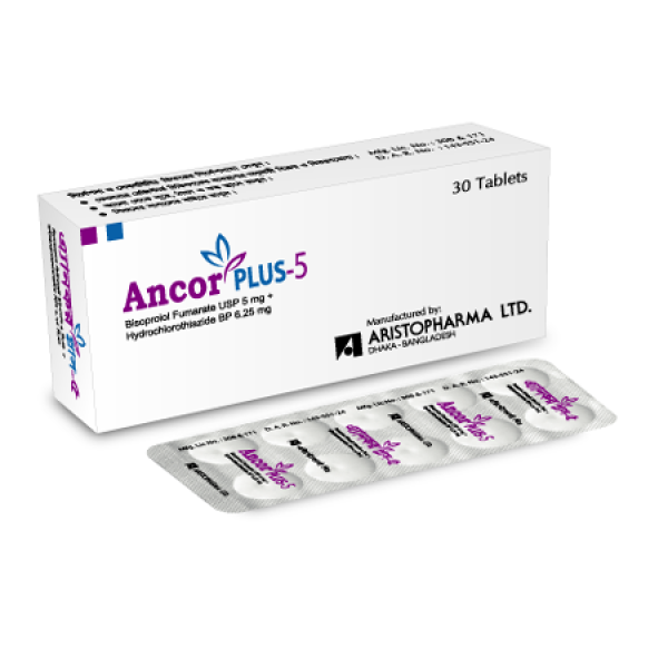 Ancor Plus 5 mg Tab in Bangladesh,Ancor Plus 5 mg Tab price , usage of Ancor Plus 5 mg Tab