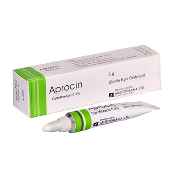 Aprocin (Eye oint) 3gm tube in Bangladesh,Aprocin (Eye oint) 3gm tube price , usage of Aprocin (Eye oint) 3gm tube