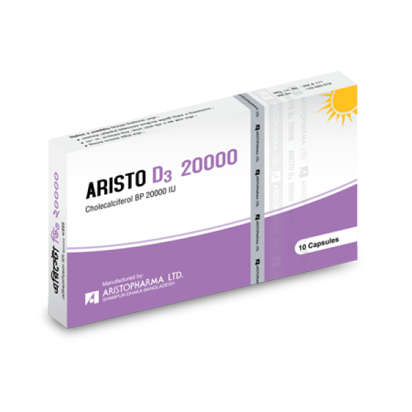 Aristo D3 20000 IU Capsule Bangladesh,Aristo D3 20000 IU Capsule price , usage of Aristo D3 20000 IU Capsule