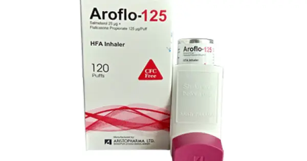 Aroflo (25 mcg+125 mcg)/puff Inhaler - Salmeterol + Fluticasone Propionate
