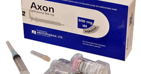 Axon IM 500 mg IV Injection - Ceftriaxone