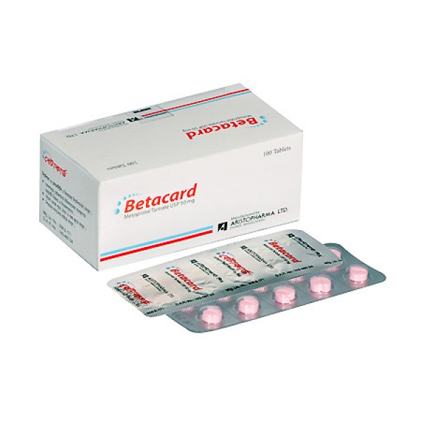 Betacard 50 mg Tablet in Bangladesh,Betacard 50 mg Tablet price , usage of Betacard 50 mg Tablet