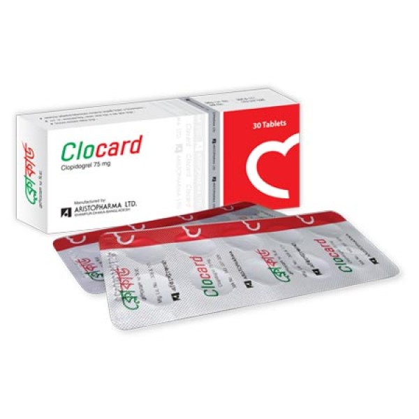 Clocard 75 mg Tablet, 1 Strip Bangladesh,Clocard 75 mg Tablet, 1 Strip price , usage of Clocard 75 mg Tablet, 1 Strip
