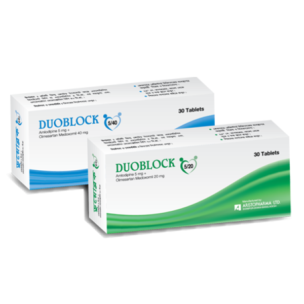 Duoblock 5/20 Tab in Bangladesh,Duoblock 5/20 Tab price , usage of Duoblock 5/20 Tab