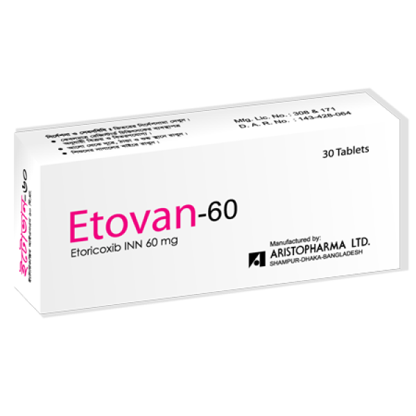 ETOVAN 60 MG in Bangladesh,ETOVAN 60 MG price , usage of ETOVAN 60 MG