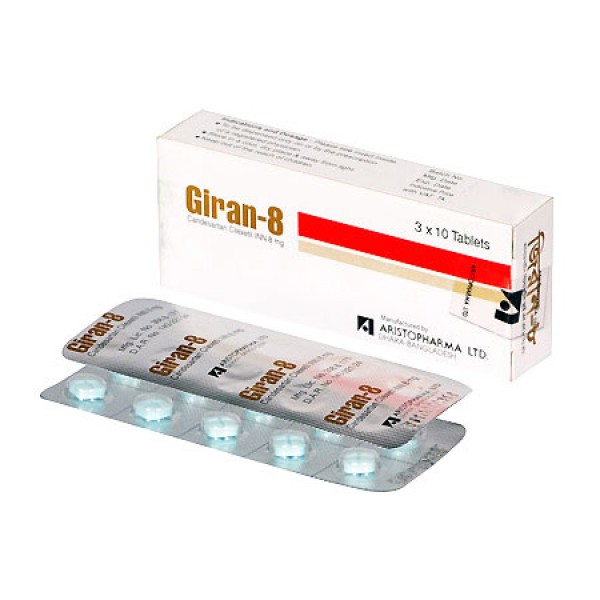 Giran 8mg Tab in Bangladesh,Giran 8mg Tab price , usage of Giran 8mg Tab